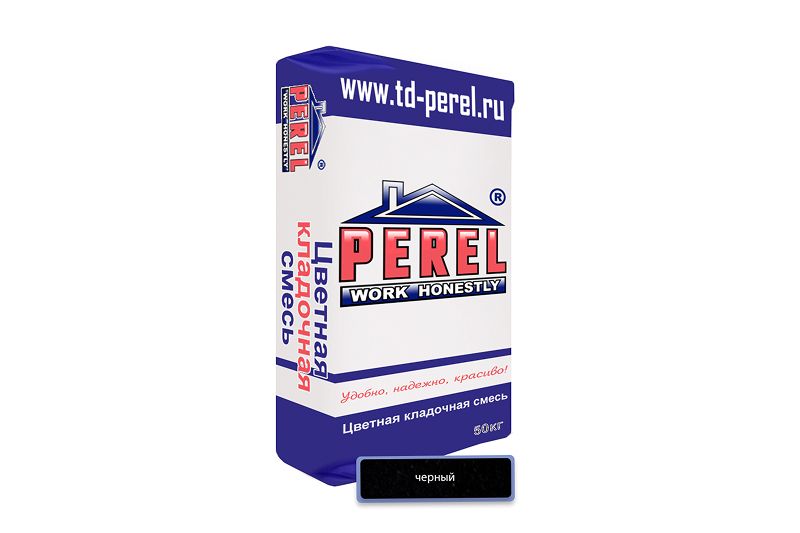 "Perel NL (лето), 25 кг"Цветные кладочные растворы, применяются для кладки кирпича с водопоглощением до 5 %. (Подходит для гиперпрессованного кирпича) 0165 черная