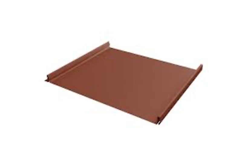 Кликфальц Grand Line 0,5 PurLite Matt с пленкой на замках RAL 8004 терракота