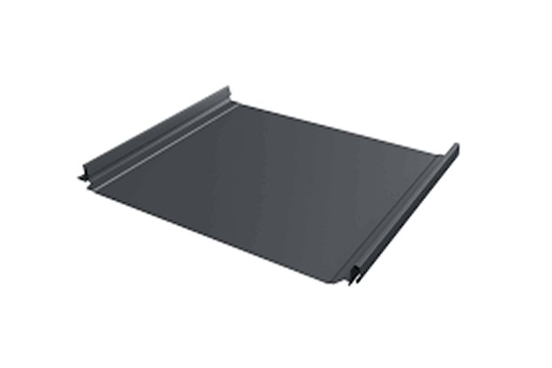 Кликфальц Grand Line 0,5 Satin Matt с пленкой на замках RAL 7024 мокрый асфальт