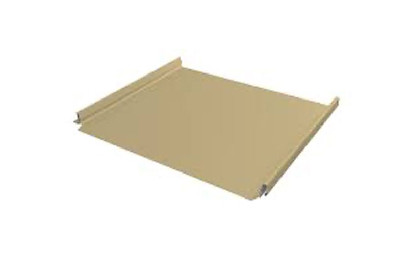 Кликфальц Grand Line 0,45 PE с пленкой на замках RAL 1014 слоновая кость