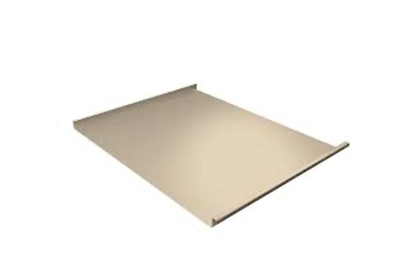 Кликфальц Grand Line 0,45 PE с пленкой на замках RAL 1015 светлая слоновая кость