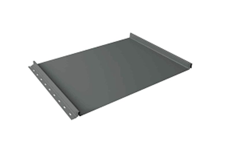 Кликфальц Grand Line 0,45 PE с пленкой на замках RAL 7016 антрацитово-серый