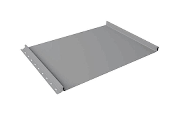 Кликфальц Line Grand Line 0,45 Drap с пленкой на замках RAL 7004 сигнальный серый