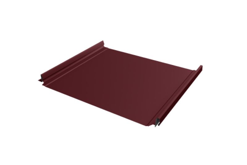 Кликфальц Pro Grand Line 0,45 PE с пленкой на замках RAL 3005 красное вино