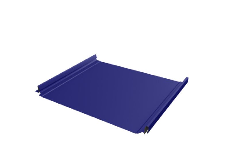 Кликфальц Pro Grand Line 0,45 PE с пленкой на замках RAL 5002 ультрамариново-синий