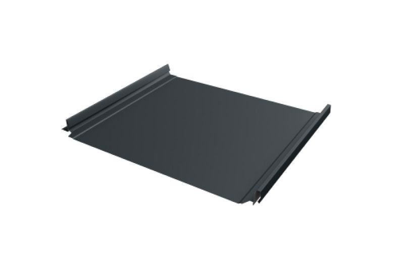 Кликфальц Pro Grand Line 0,45 PE с пленкой на замках RAL 7016 антрацитово-серый