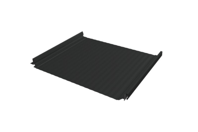 Кликфальц Pro Gofr Grand Line 0,45 Drap TX с пленкой на замках RAL 7016 антрацитово-серый