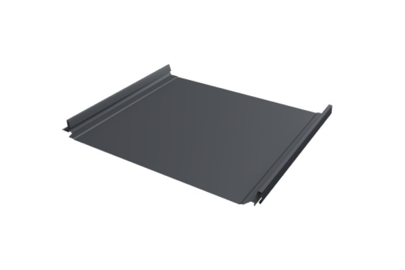 Кликфальц Pro Line Grand Line 0,45 Drap TR с пленкой на замках RAL 7024 мокрый асфальт