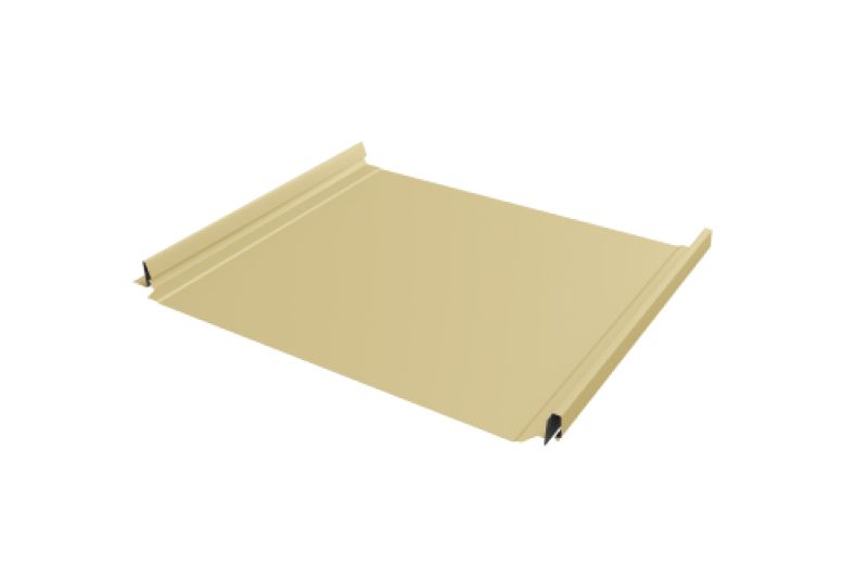 Кликфальц Pro Line Grand Line 0,45 Drap TX с пленкой на замках RAL 1015 светлая слоновая кость