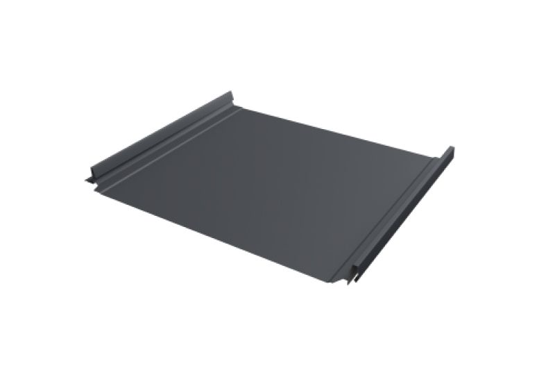 Кликфальц Pro Line Grand Line 0,45 Drap TX с пленкой на замках RAL 7024 мокрый асфальт