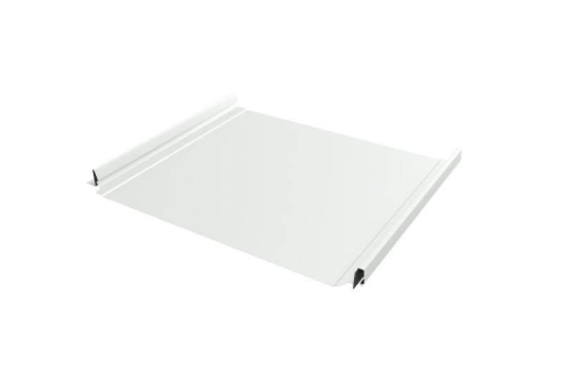 Кликфальц Pro Line Grand Line 0,45 Drap TX с пленкой на замках RAL 9003 сигнальный белый