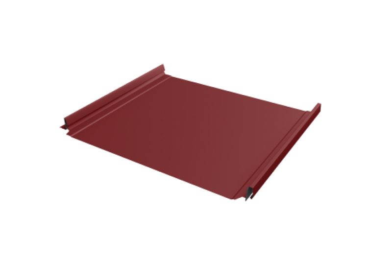 Кликфальц Pro Line Grand Line 0,5 Satin с пленкой на замках RAL 3011 коричнево-красный