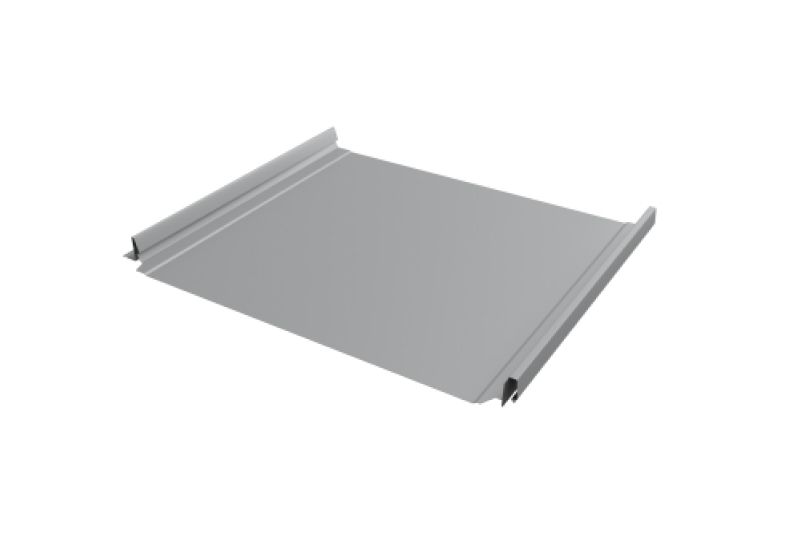 Кликфальц Pro Line Grand Line 0,45 PE с пленкой на замках RAL 7004 сигнальный серый