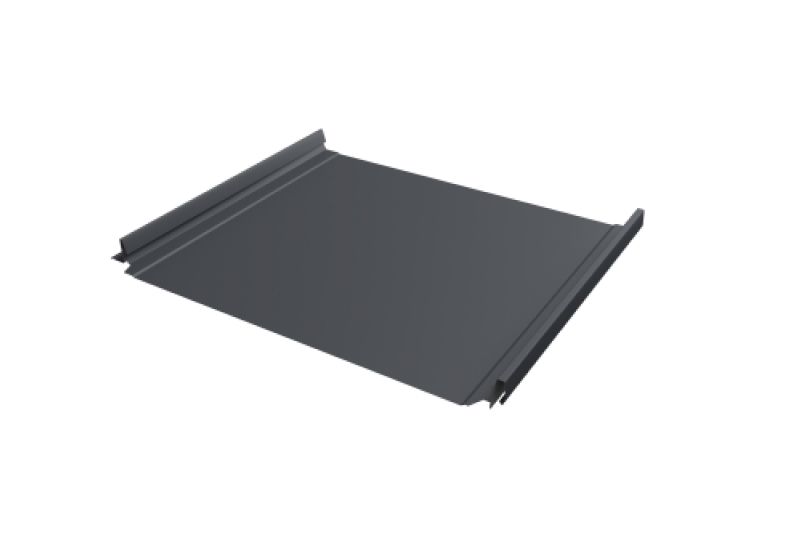 Кликфальц Pro Line Grand Line 0,45 PE с пленкой на замках RAL 7024 мокрый асфальт