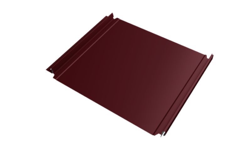 Кликфальц Double Pro  Line Grand Line 0,5 Satin Matt с пленкой на замках RAL 3005 красное вино