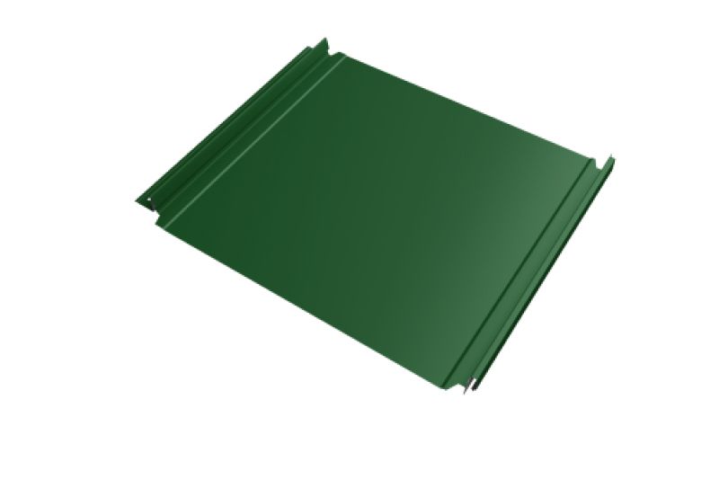 Кликфальц Double Pro Grand Line 0,45 PE с пленкой на замках RAL 6002 лиственно-зеленый