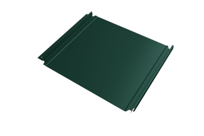 Кликфальц Double Pro Grand Line 0,45 PE с пленкой на замках RAL 6005 зеленый мох