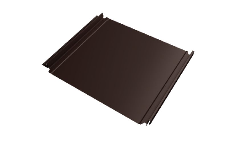 Кликфальц Double Pro  Line Grand Line 0,5 Velur X с пленкой на замках RAL 8017 шоколад