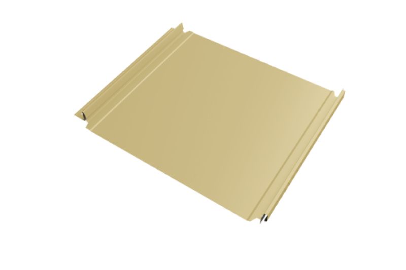 Кликфальц Double Pro  Line Grand Line 0,45 PE с пленкой на замках RAL 1014 слоновая кость