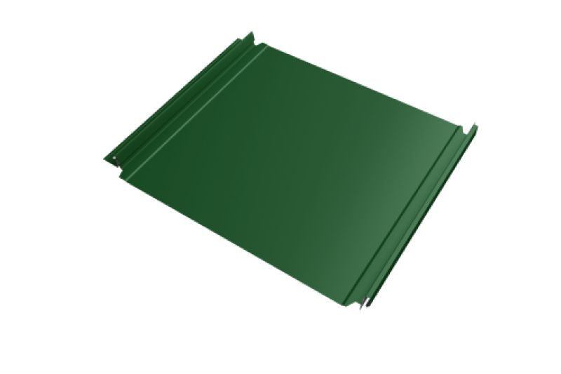 Кликфальц Double Pro  Line Grand Line 0,45 PE с пленкой на замках RAL 6002 лиственно-зеленый