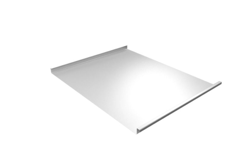 Фальц двойной стоячий  Line Grand Line 0,45 PE с пленкой на замках RR 32 темно-коричневый