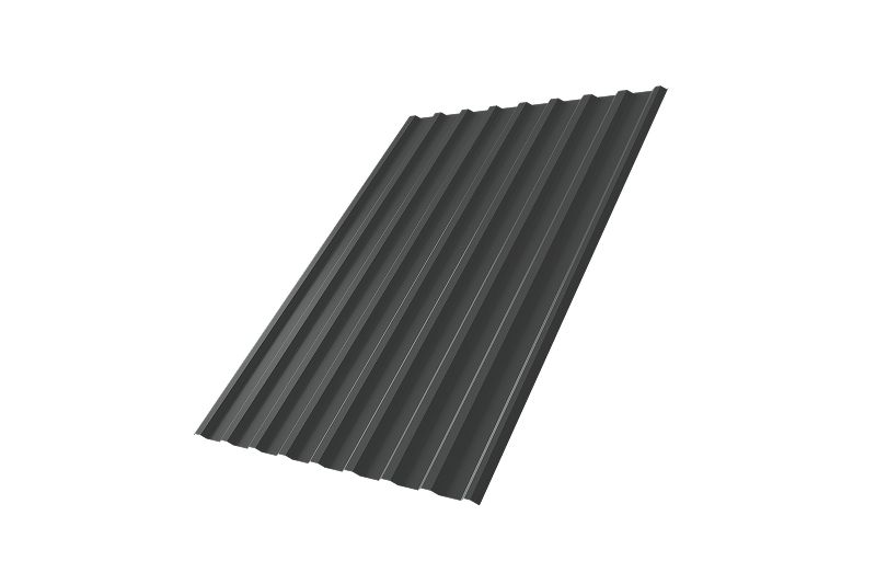 Профнастил С20R 0,45 Drap RAL 7016 антрацитово-серый