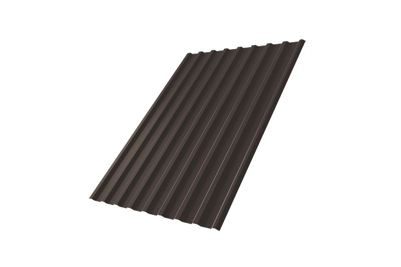 Профнастил С20R 0,45 Drap RR 32 темно-коричневый