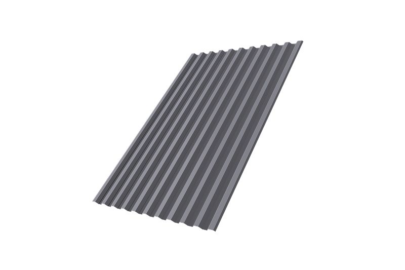 Профнастил С21R 0,45 Drap RAL 7004 сигнальный серый