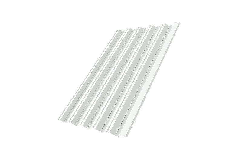 Профнастил НС35R 0,45 Drap RAL 9003 сигнальный белый