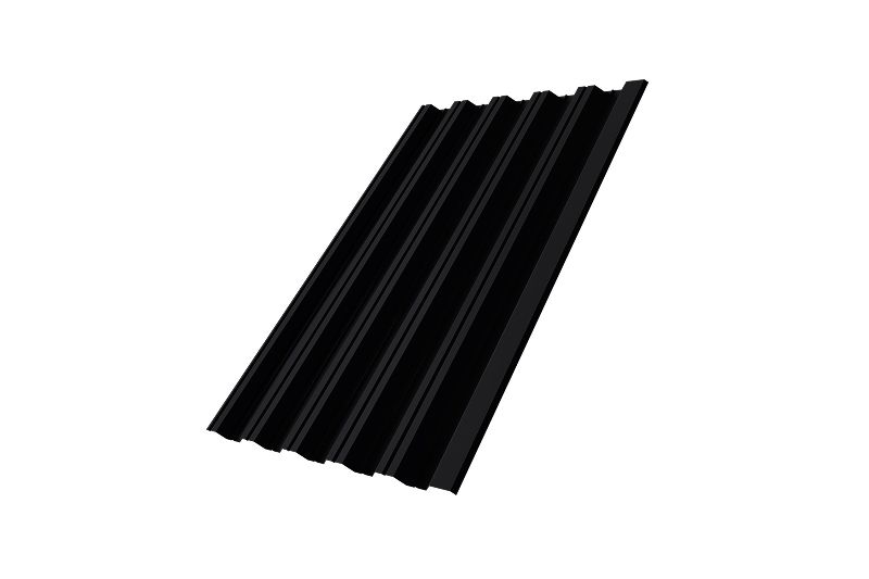 Профнастил НС35R 0,45 Drap RAL 9005 черный