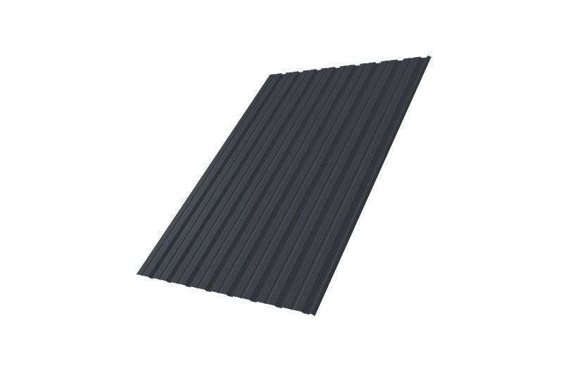 Профнастил С10R 0,5 Drap TX RAL 7024 мокрый асфальт