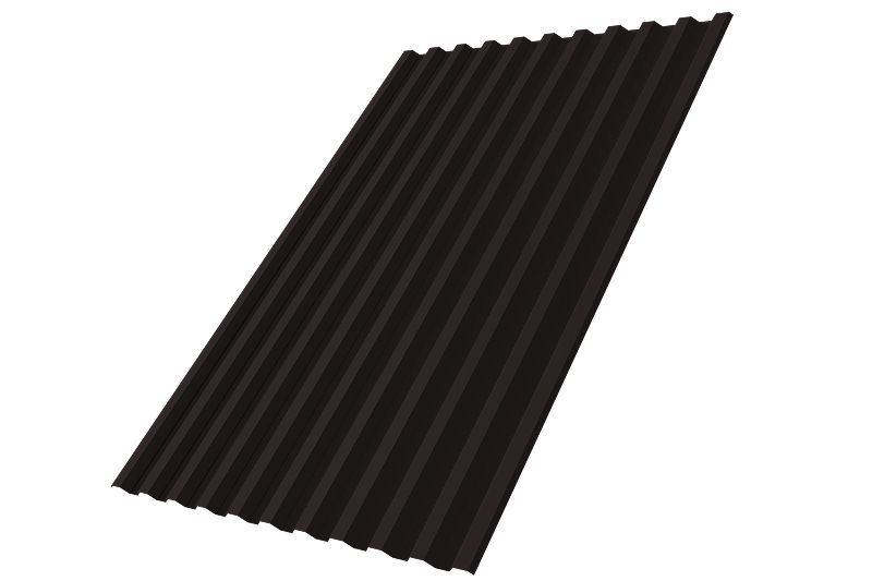 Профнастил С21R Grand Line 0,5 PurPro RAL 9005 черный