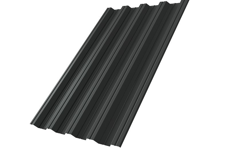 Профнастил НС44R Grand Line 0,5 PurPro Matt 275 RAL 7016 антрацитово-серый