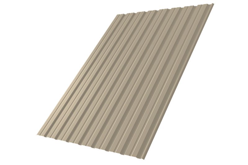 Профнастил С10R 0,5 Satin RAL 1015 светлая слоновая кость