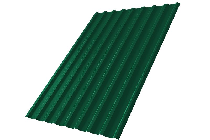 Профнастил С20R 0,5 Satin Matt RAL 6005 зеленый мох