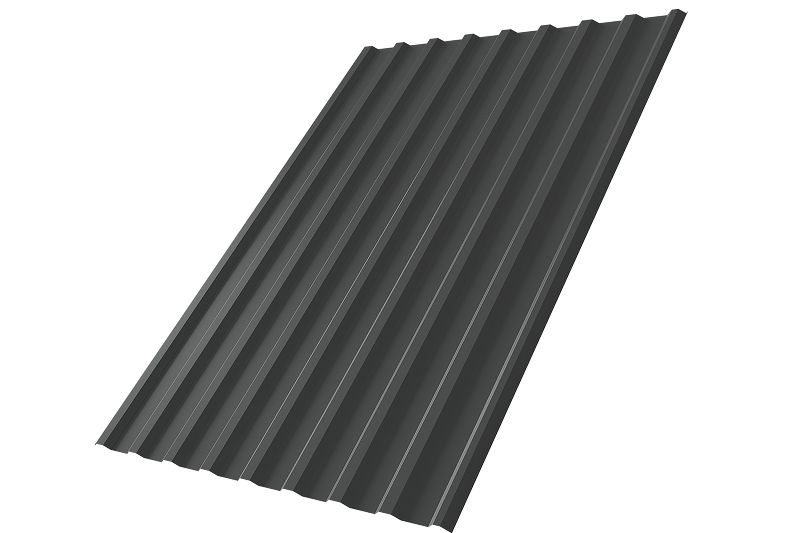 Профнастил С20R 0,5 Satin Matt RAL 7016 антрацитово-серый