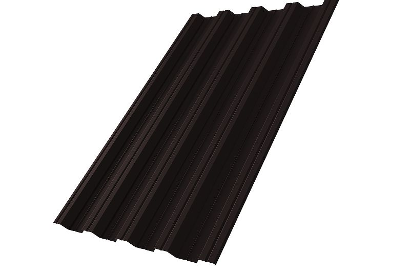 Профнастил НС44R 0,5 Satin Matt RAL 9005 черный