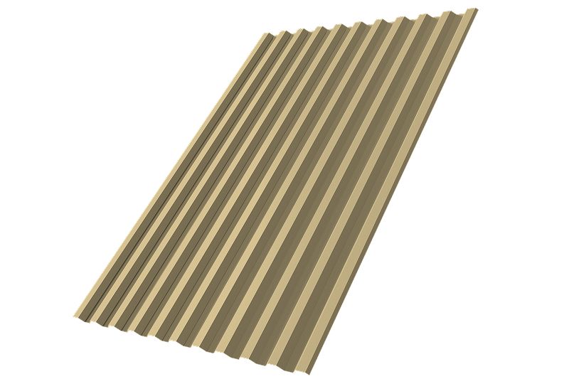 Профнастил С21R 0,4 PE RAL 7024 мокрый асфальт