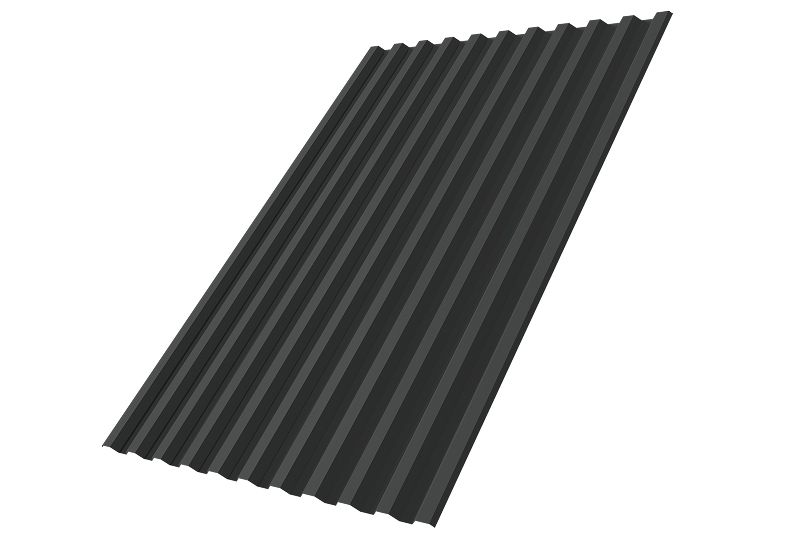 Профнастил С10R 0,45 PE RAL 6005 зеленый мох