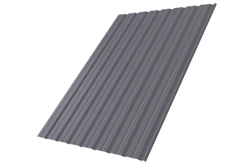 Профнастил С21R 0,45 PE RAL 8004 терракота