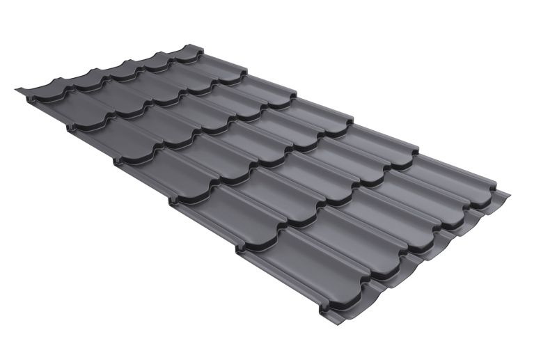 Профиль волновой Kvinta Plus 0,45 Drap TX RAL 7004 сигнальный серый