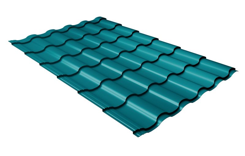 Профиль волновой  Kredo  0,45 PE RAL 5021 водная синь