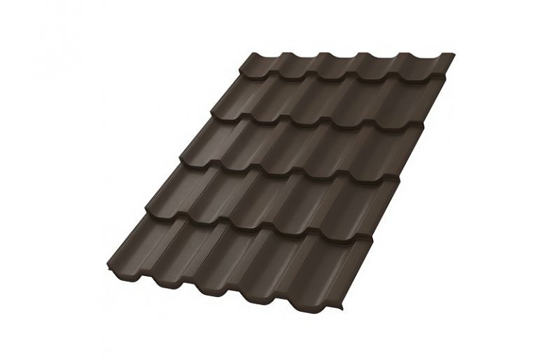 Металлочерепица МП Трамонтана-SL (VALORI-20-OxiBеige-0.5)