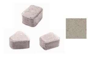 Плитка тротуарная ВЫБОР комплект из 3 видов плит Классико Б.2.КО.6 гладкий цвет белый