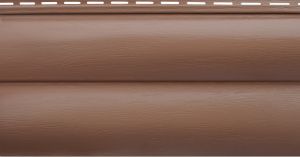 Альта-Профиль Блокхаус Акриловый сайдинг | Премиум, Красно-коричневый ВН-02 3100х320мм