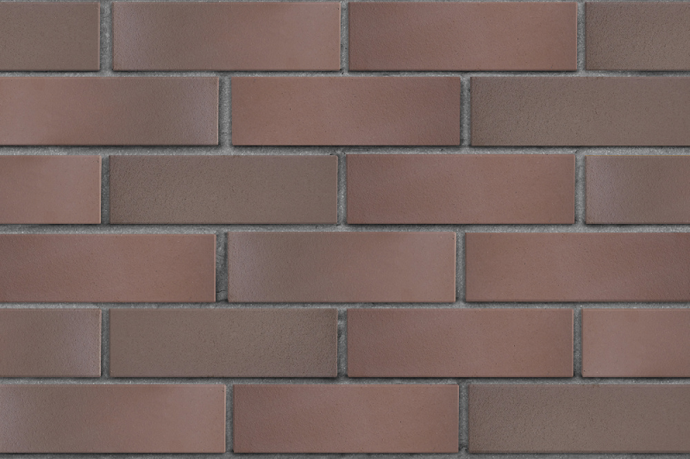 Кирпич клинкерный ЛСР Брюгге темно-терракотовый флэш гладкий 250*85*65 мм