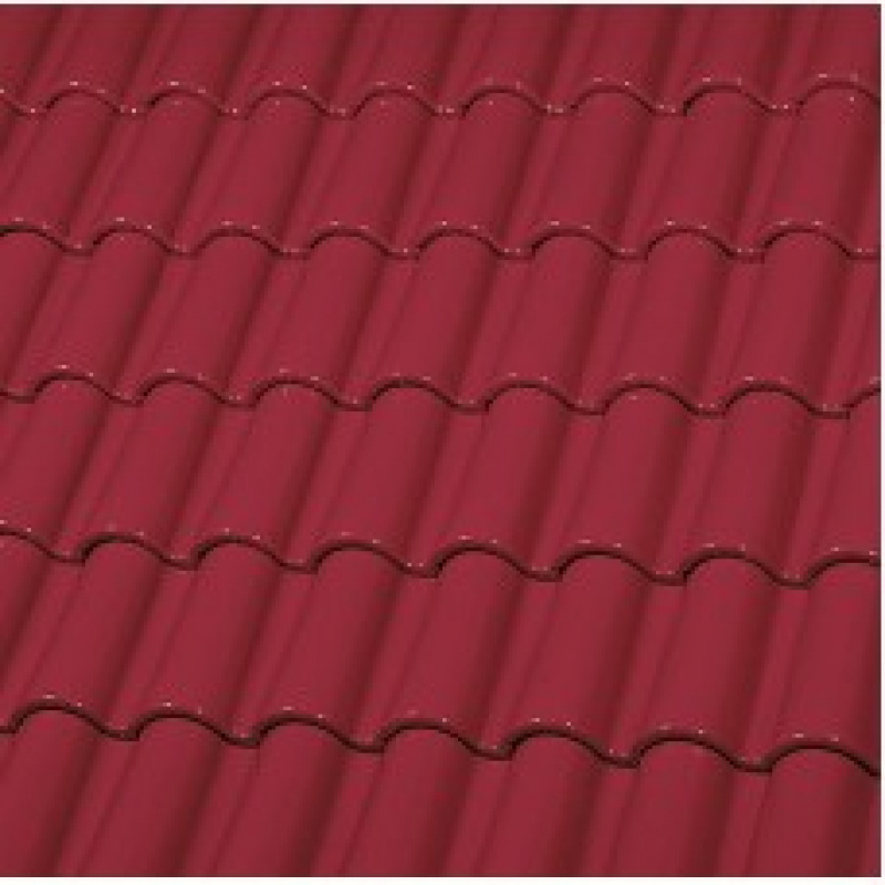 Керамическая черепица Монах и Монашка ГЛАЗУРЬ ЕТ40*1 CARMINE