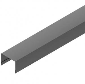 Вертикальный П-образный профиль на столб 60 (стойка) Сталь PE MATT (Zn180) 0,5мм RoofTop Matt