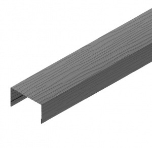 Горизонтальный П-образный профиль на столб 80 Сталь  Printech 0,45мм