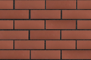 Кирпич клинкерный ЛСР Эдинбург темно-красный гладкий 250*85*65 мм